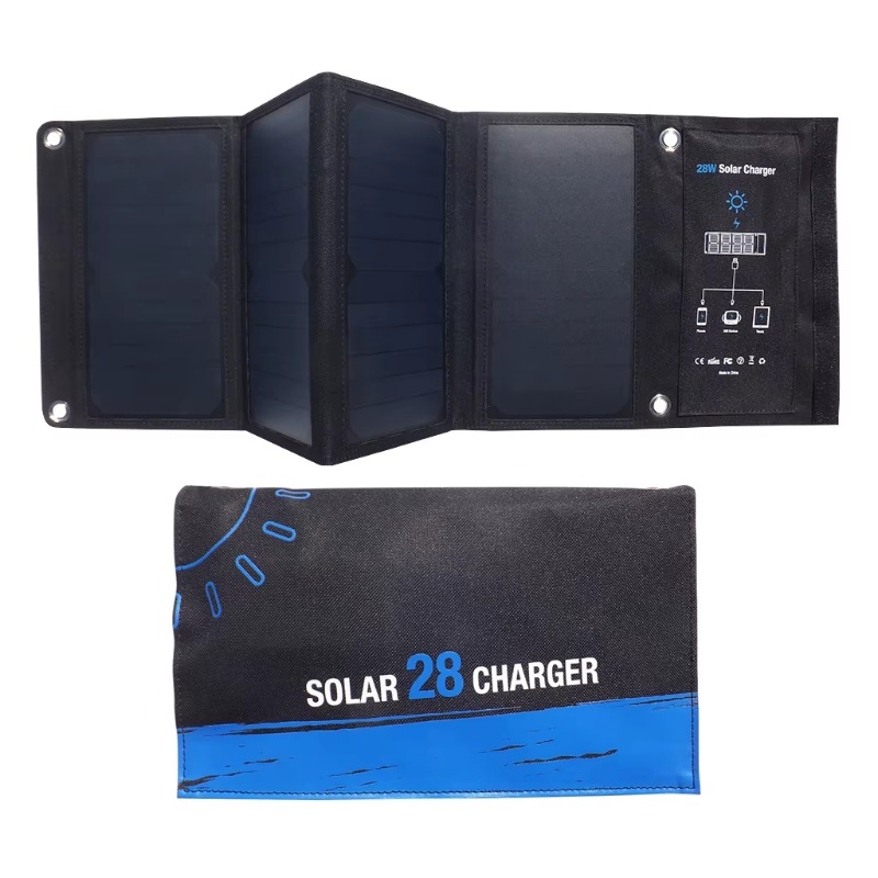 Folding Solar Panel - Best Price Portable Sunpower 28w Solar