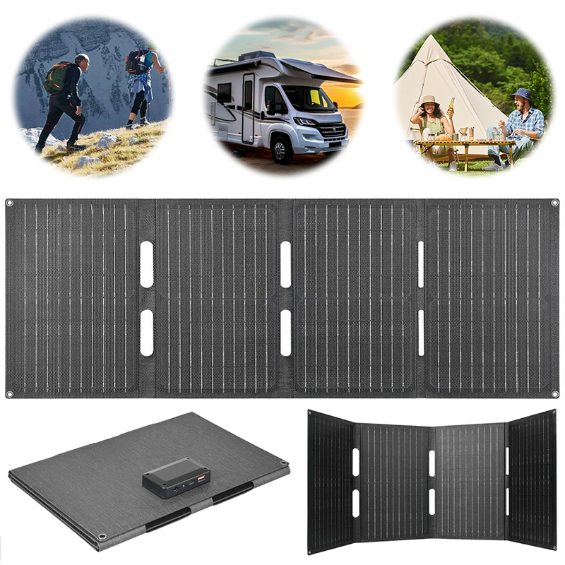 Folding Solar Panel - 80W Folding Solar Panel IP65 Waterproof