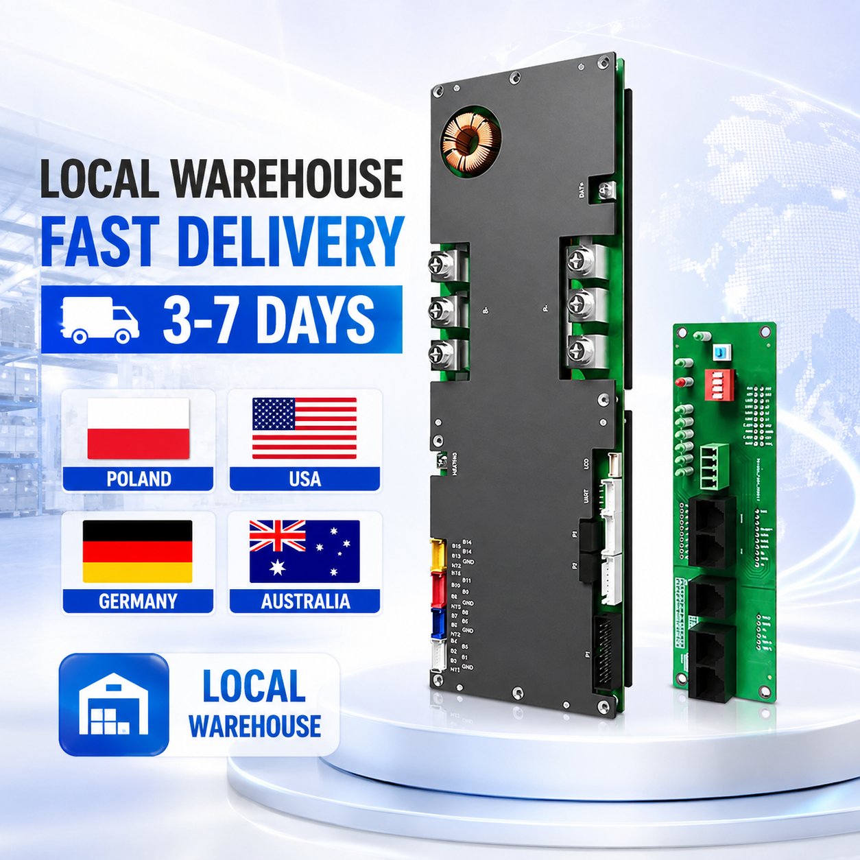 Lifepo4 Battery Pack - PB2A16S20P JKBMS 16S 200A Bms for