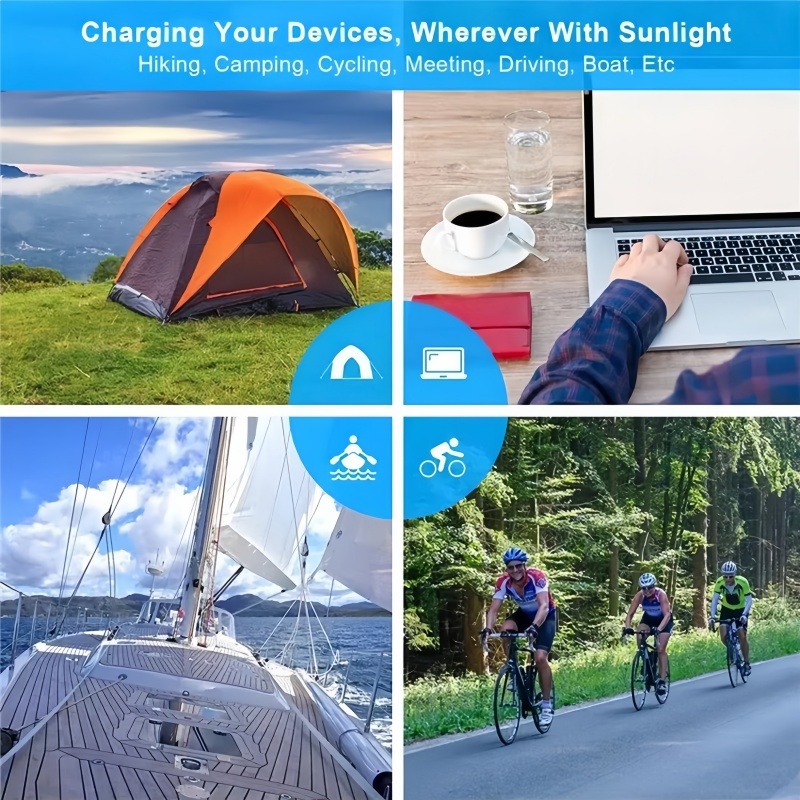 Foldable Solar Panel USB Porta - Folding Solar Panel reseña y precio