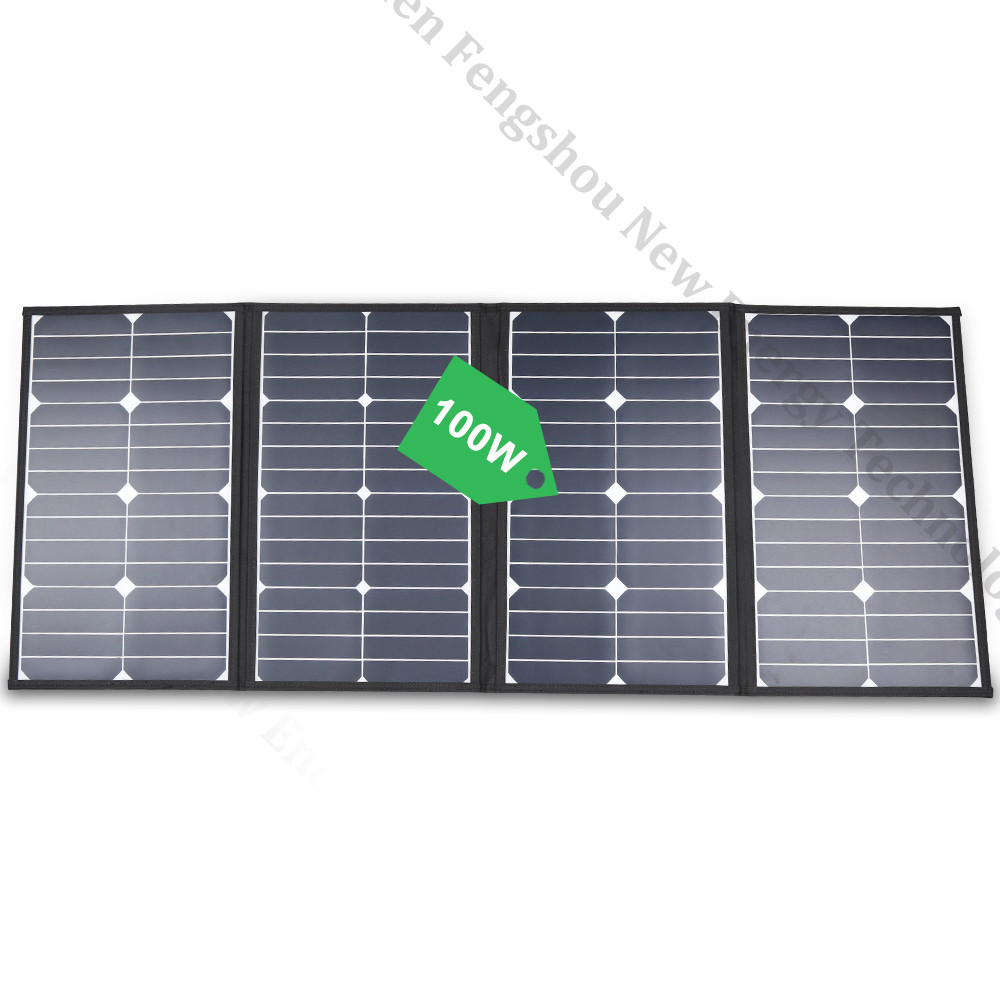Portable 100 Watt Folding Sola - Folding Solar Panel reseña y precio