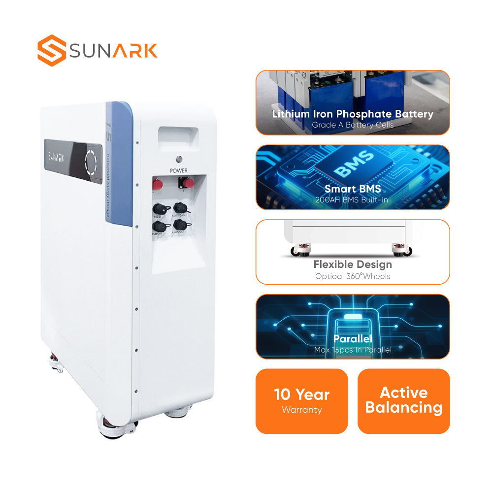SunArk 10kWh 15kWh Lifepo4 Lit - Lifepo4 Battery Pack reseña y precio
