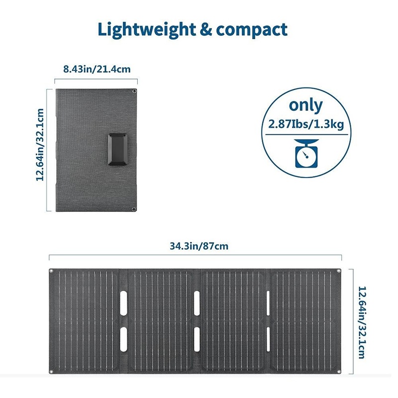 80W Folding Solar Panel IP65 W - Folding Solar Panel reseña y precio