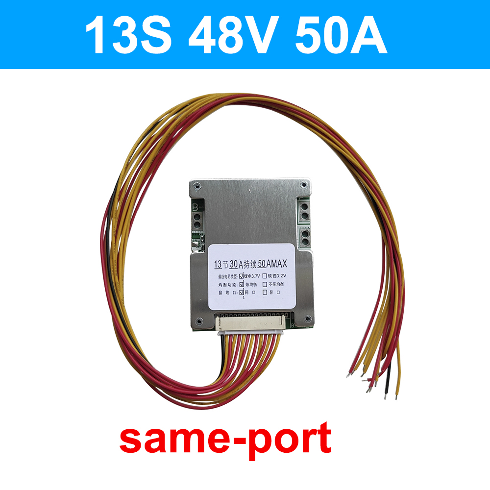 BMS 13S 48V 35A/50A With Balan - Lifepo4 Battery Pack reseña y precio
