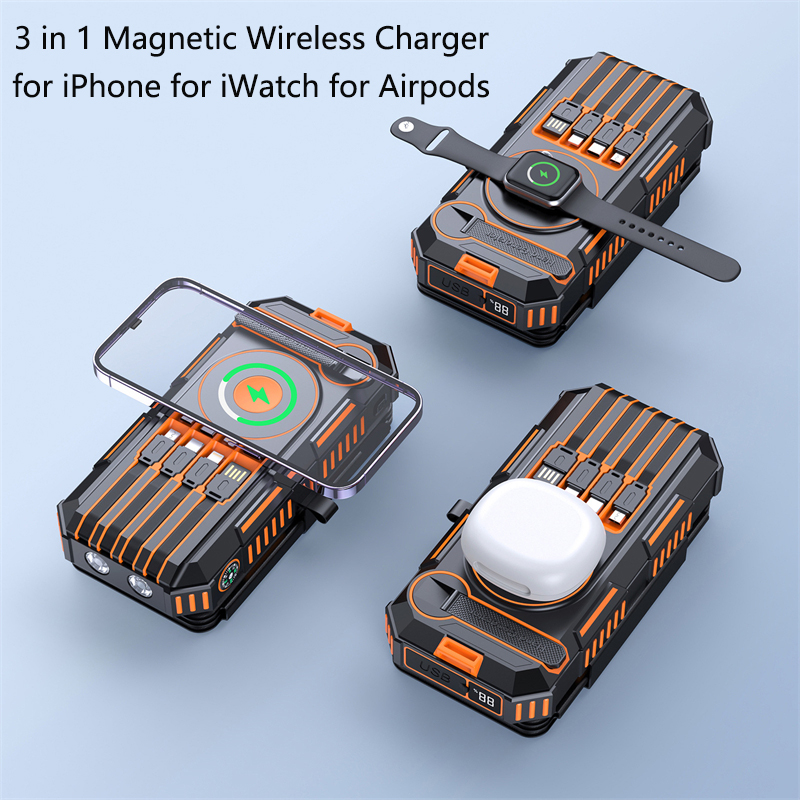 20000mAh Hand Crank Solar Powe - Folding Solar Panel reseña y precio