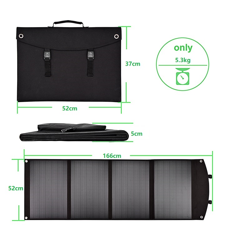 100w 120w 200w 220w 300w Folda - Folding Solar Panel reseña y precio