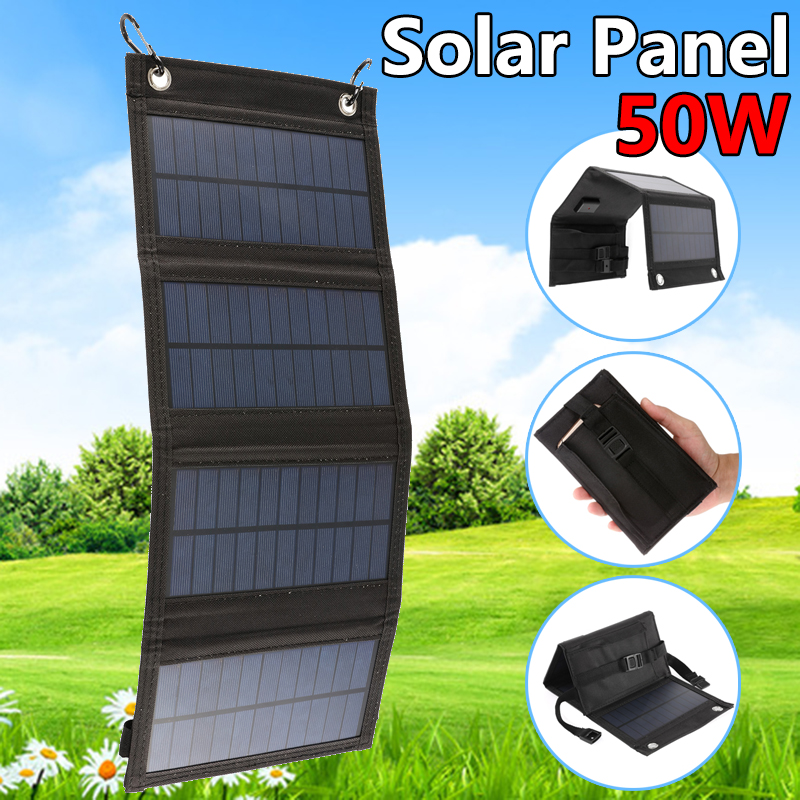 50W Portable Solar Panel Foldi - Folding Solar Panel reseña y precio