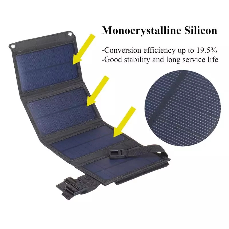 50W Portable Solar Panel Foldi - Folding Solar Panel reseña y precio