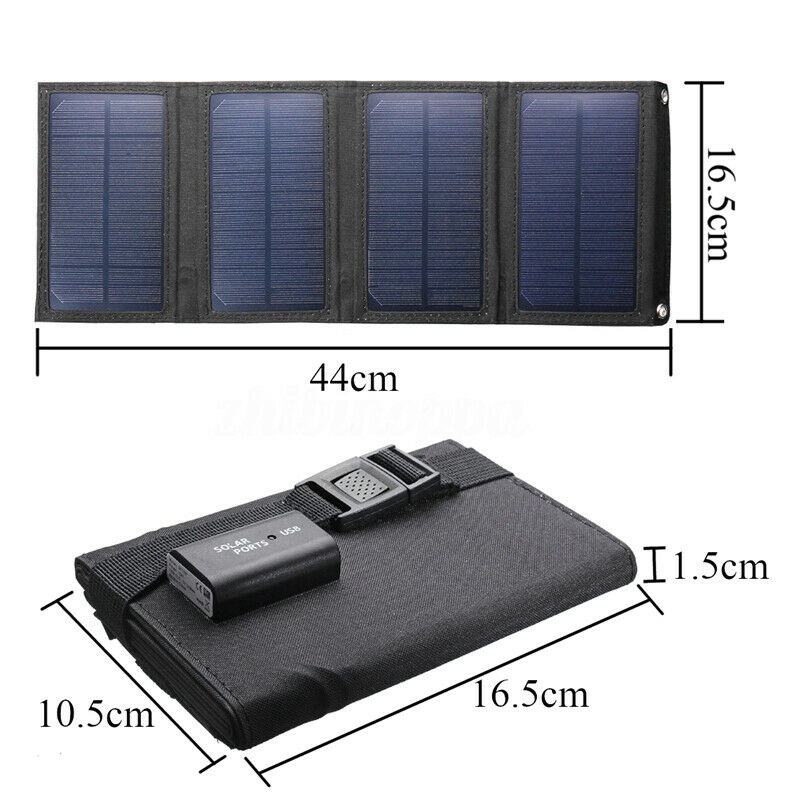 50W Portable Solar Panel Foldi - Folding Solar Panel reseña y precio