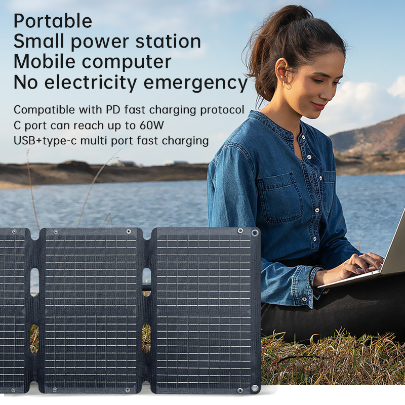 In Stock 65W 110W Portable Fol - Folding Solar Panel reseña y precio