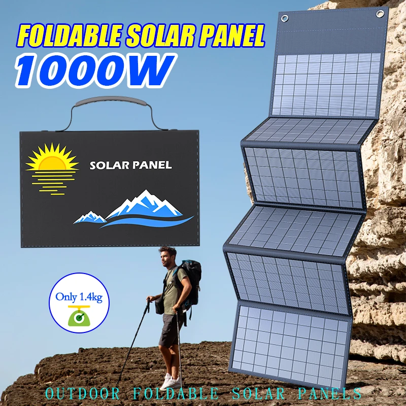 2025 exclusive 1000W portable  - Folding Solar Panel reseña y precio