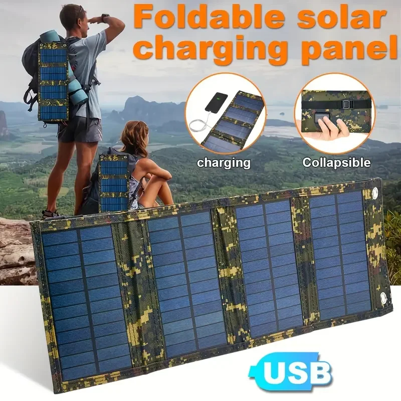 Portable USB Foldable Solar Pa - Folding Solar Panel reseña y precio