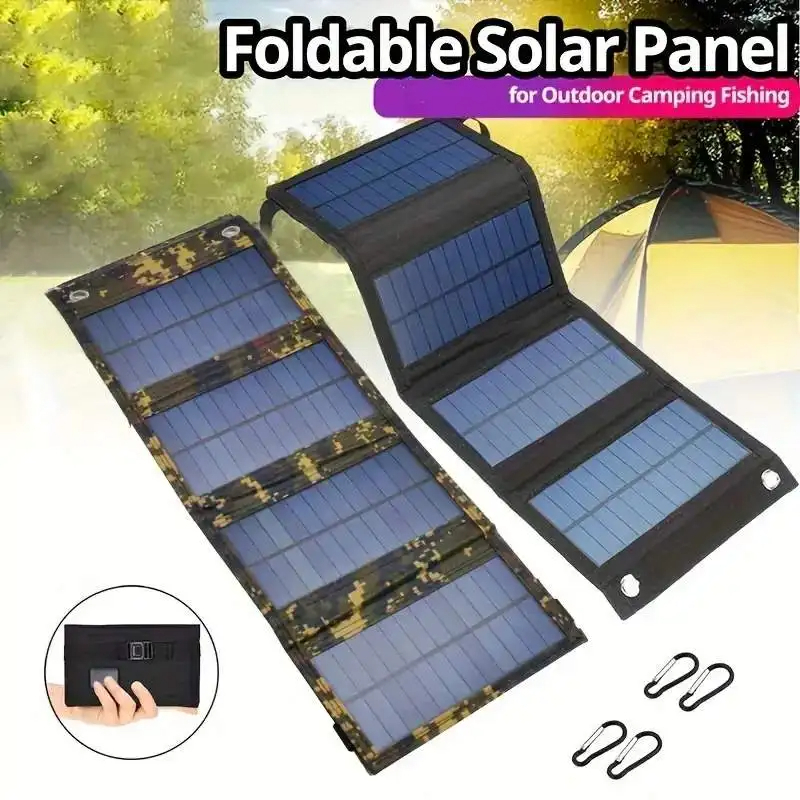 Portable USB Foldable Solar Pa - Folding Solar Panel reseña y precio